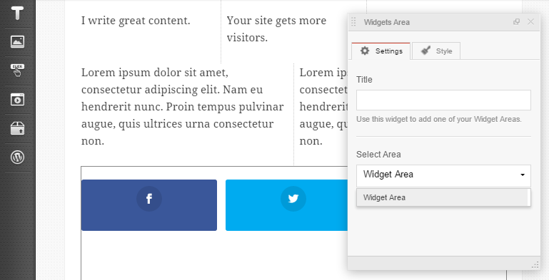 MotoPress Content Editor Social Widget