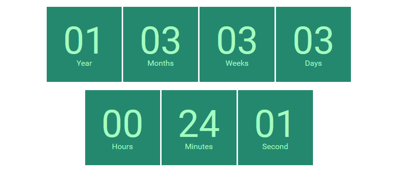 countdown timers for website