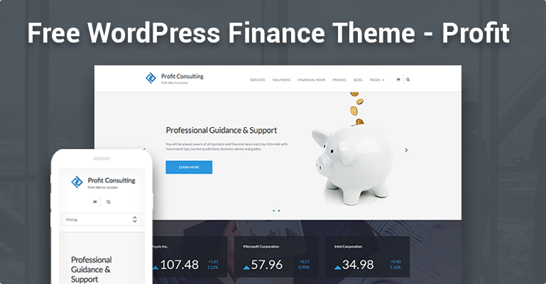 Free WordPress Theme - Profit