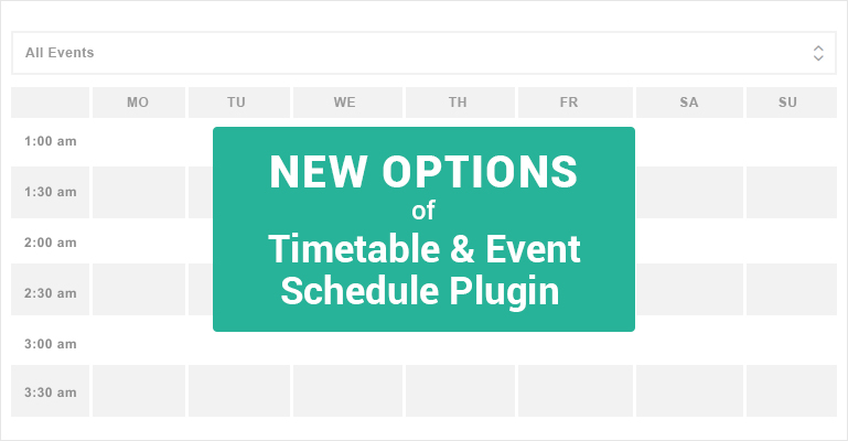 free timetable plugin