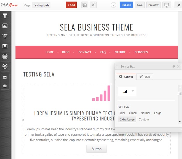 sela wordpress theme