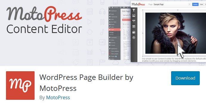 wordpress page builder by motopress