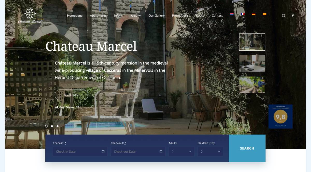 Chateau Marcel website.