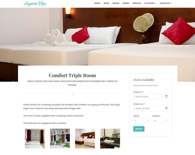 wordpress hotel booking plugin