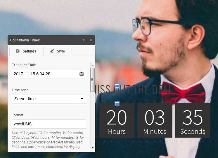 countdown timer