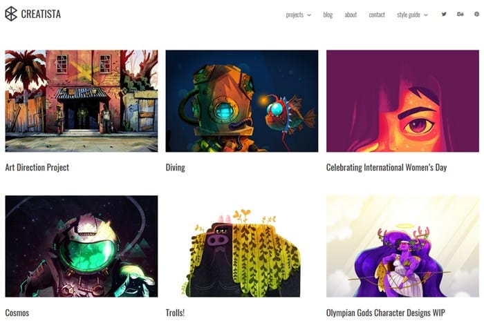 creative wordpress portfolio theme