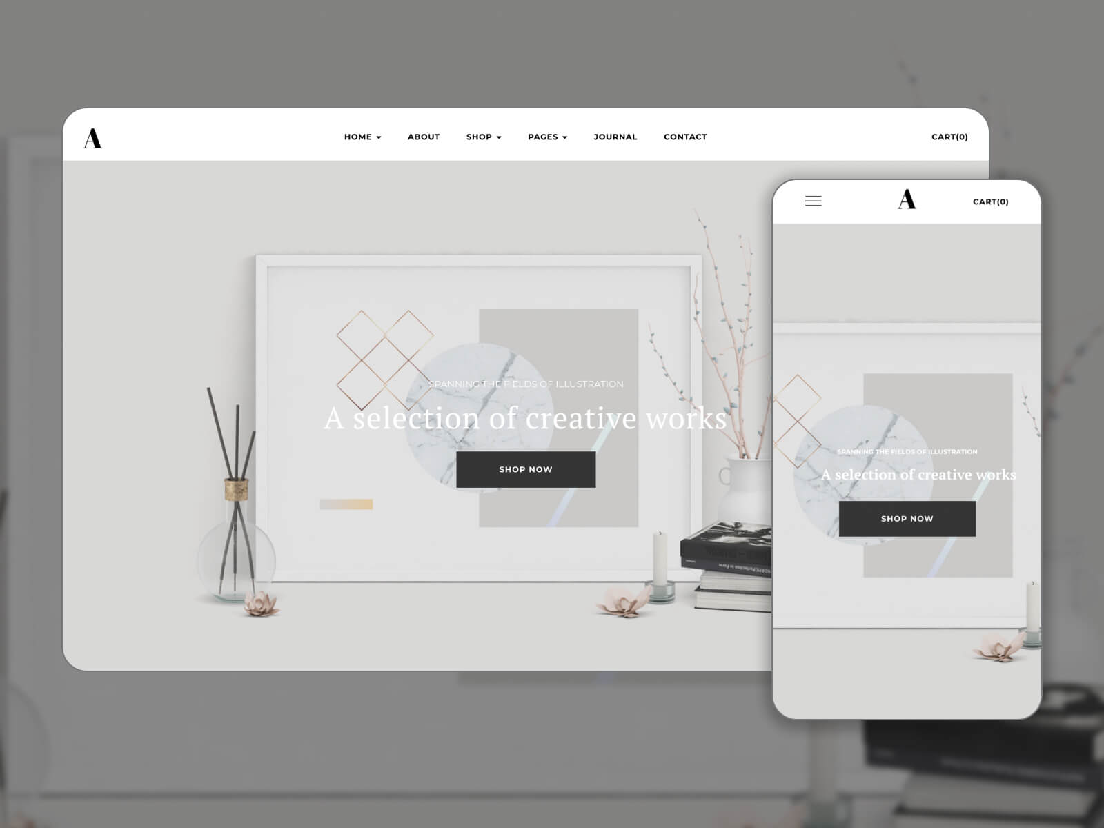 Screenshot of Artday - organized WordPress theme for art platforms with eCommerce tools in darkslategray, silver, gainsboro, white, and gray color scheme.