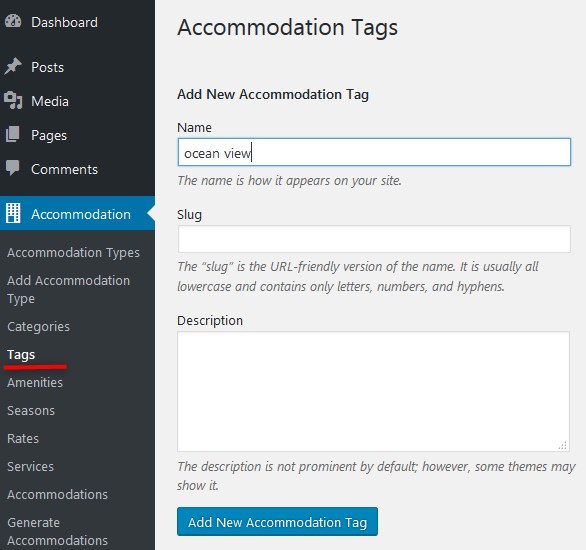 tags wp hotel booking plugin