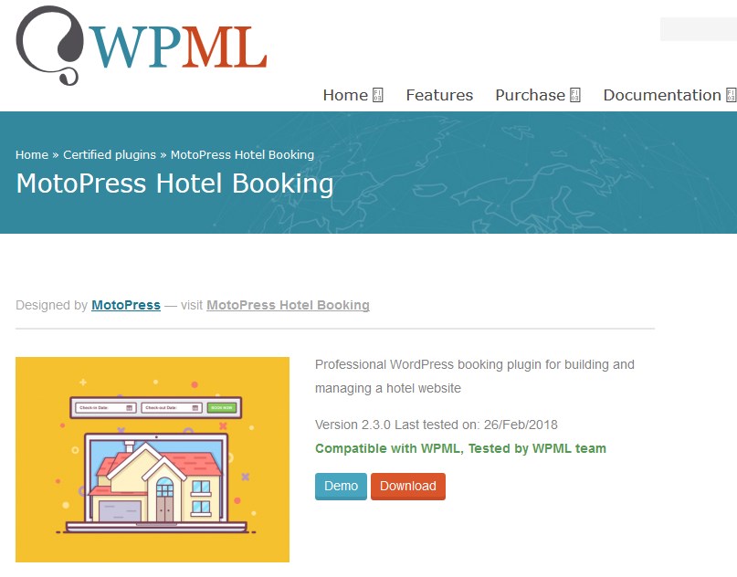 wpml motopress hotel booking