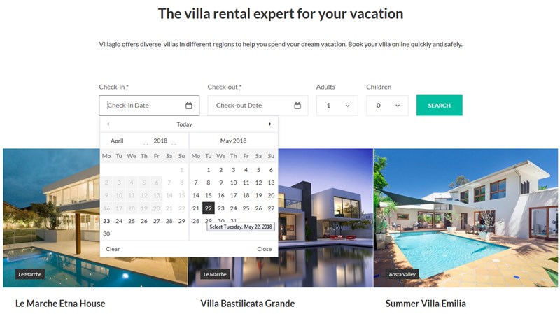 wordpress vacation rental motopress hotel booking