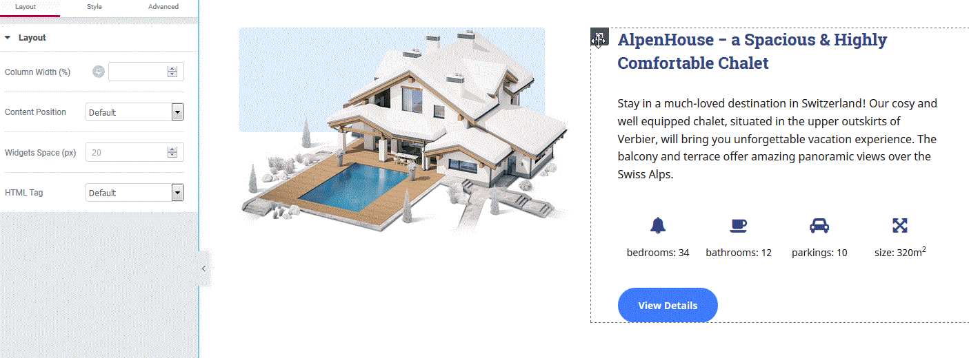 alpenhouse theme for vacation rental