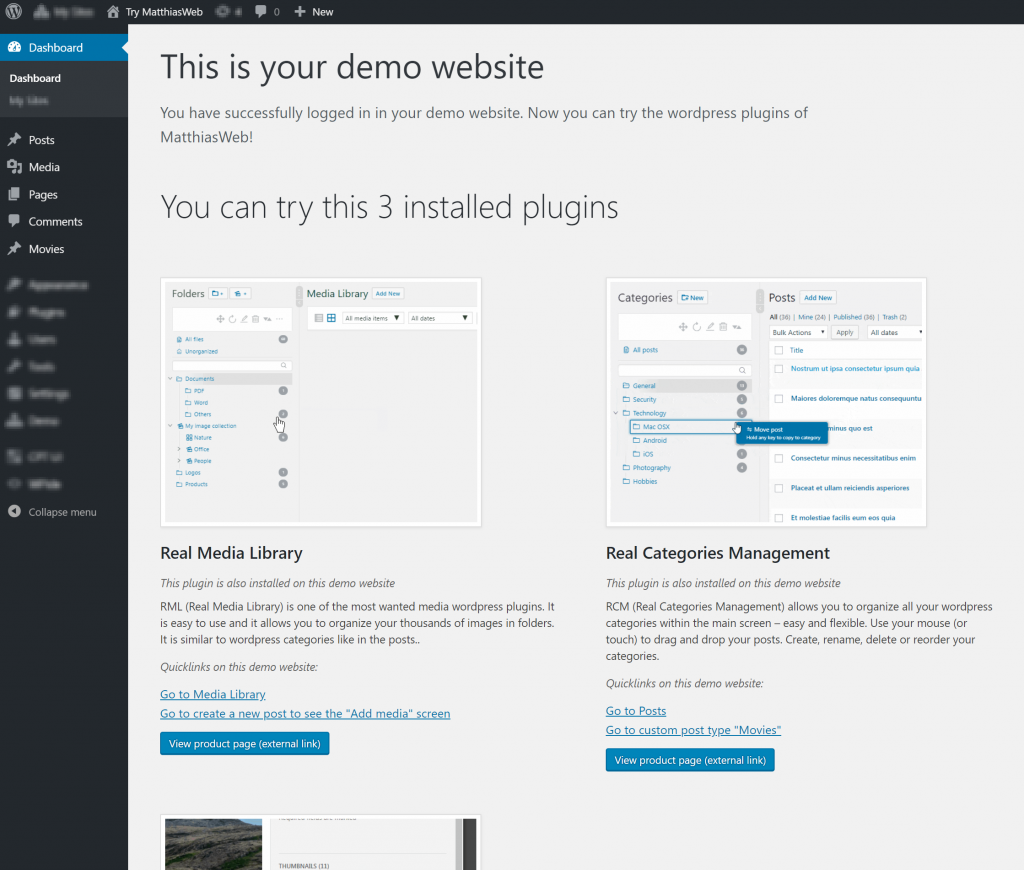 motopress demo builder