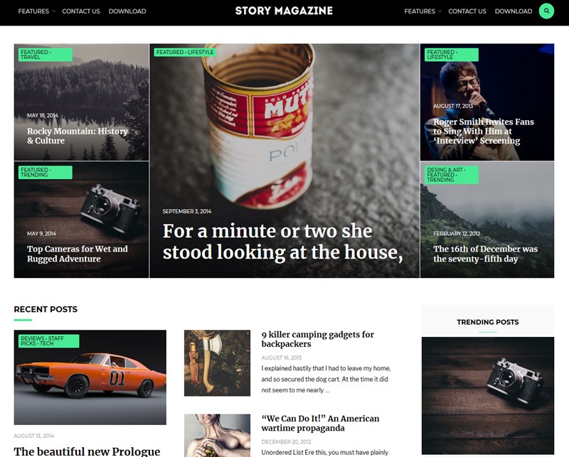 story free WordPress magazine themes
