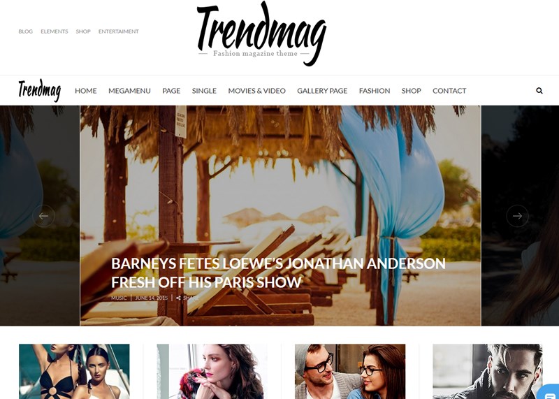 trendmag free WordPress magazine themes