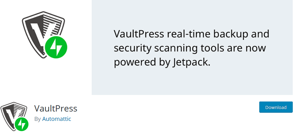 VaultPress wp backup plugin