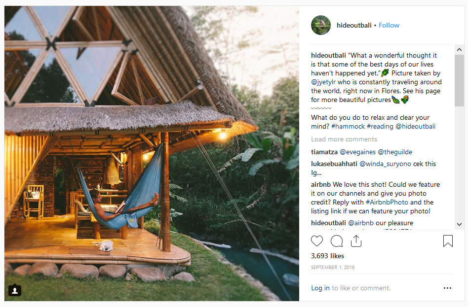 instagram for vacation rentals