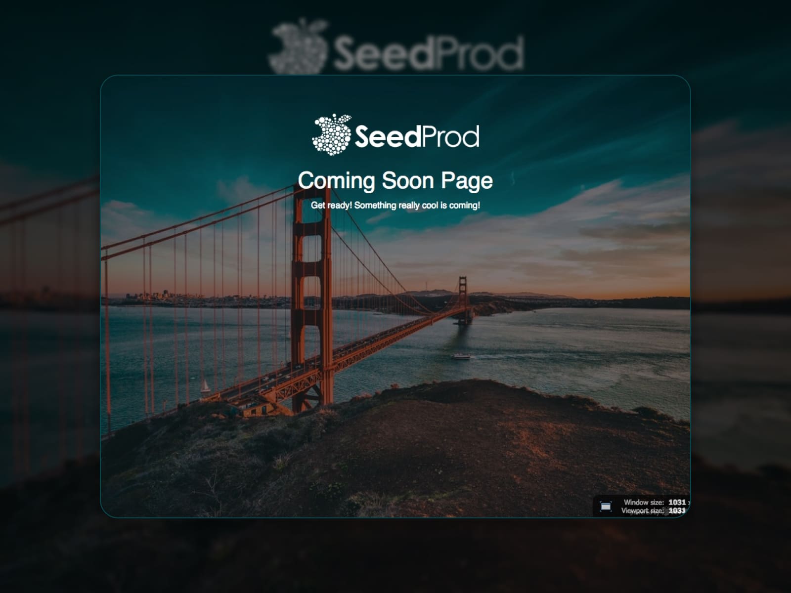 SeedProd WP Coming Soon Plugin.