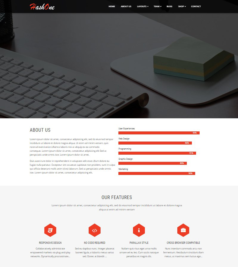 HashOne_WordPress_theme