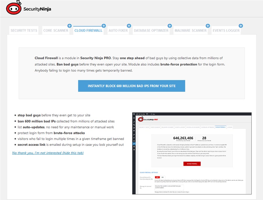 cloud firewall module