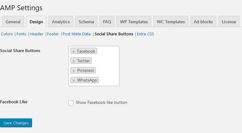 social share buttons