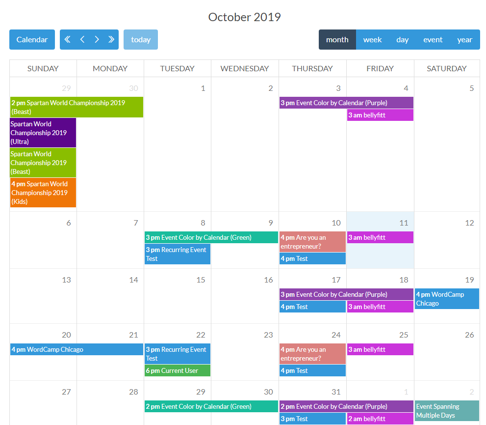 Calendarize It WordPress Scheduling Plugin