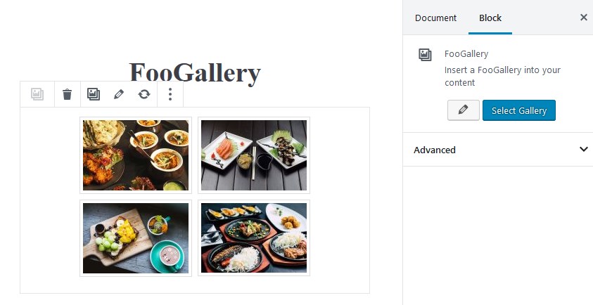 foogallery gutenberg