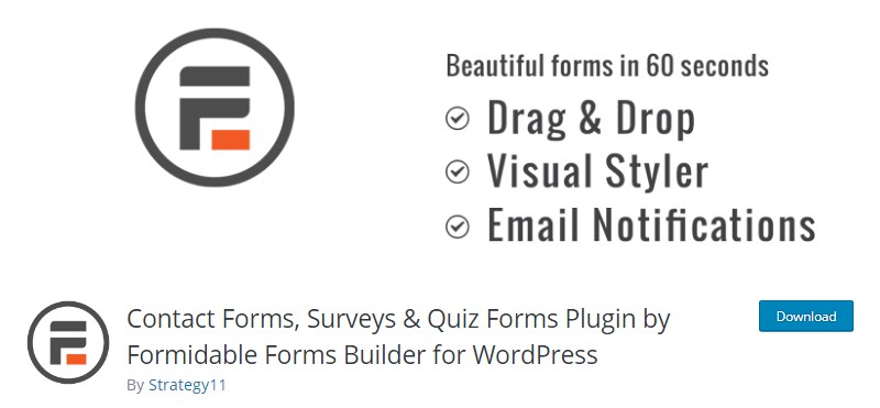 Formidable-Forms-WordPress-plugin-contact-form