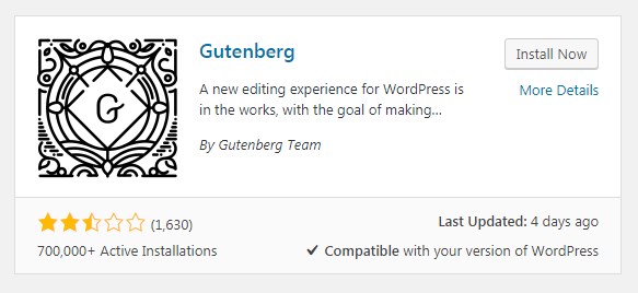 Gutenberg-plugin-WordPress-download