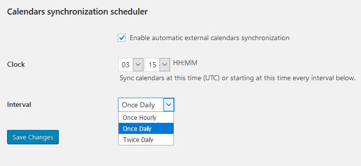 sychronization schedular