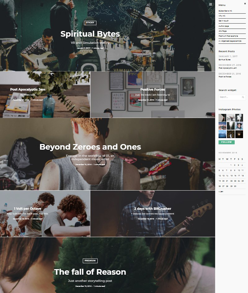 Ink-blogging-theme-for-WordPress