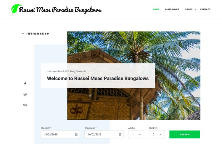 russei meas paradise bungalows ciestra resort wp theme