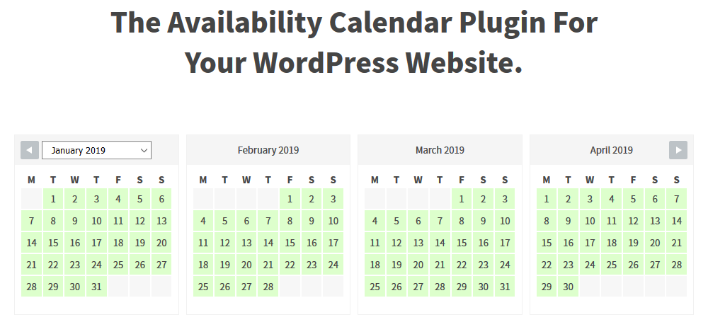 wp simple booking calendar plugin