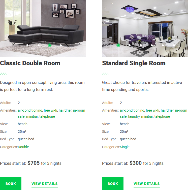 grid accommodation types