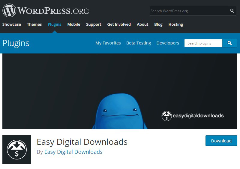 Easy Digital Downloads WordPress plugin