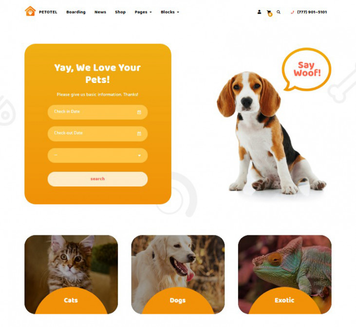 How ro Create a Pet Hotel site on WordPress MotoPress