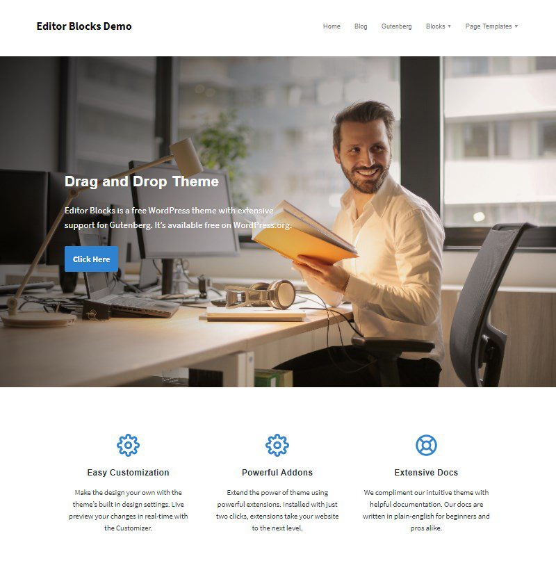 20 Best Free Gutenberg WordPress Themes - MotoPress