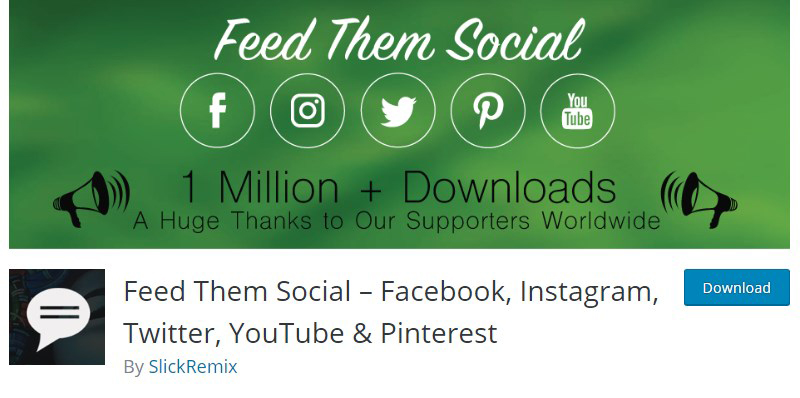 Feed Them Social WordPress plugin