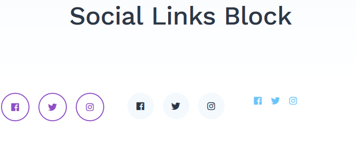 getwid social links block featured