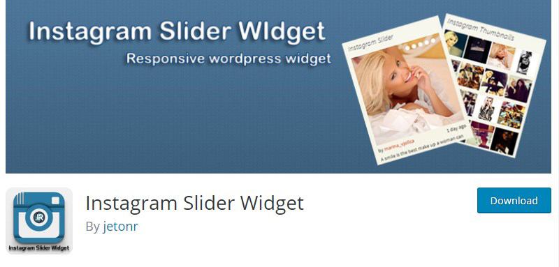 Instagram Slider Widget WordPress Instagram plugin