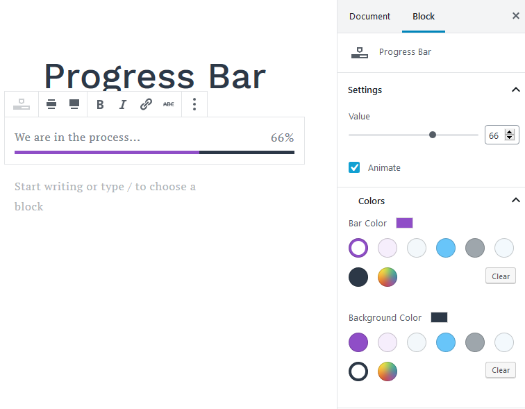 progress bar featured