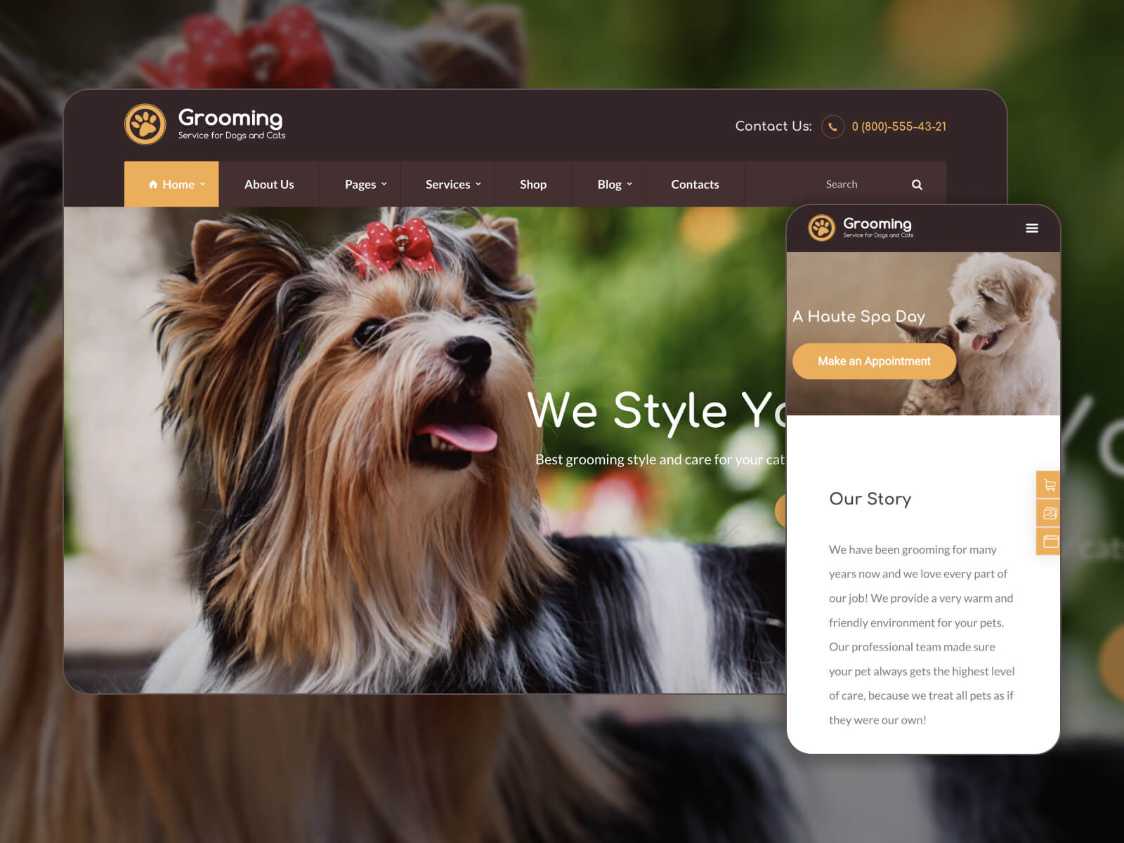 20+ Pet Shop Website Templates Free 