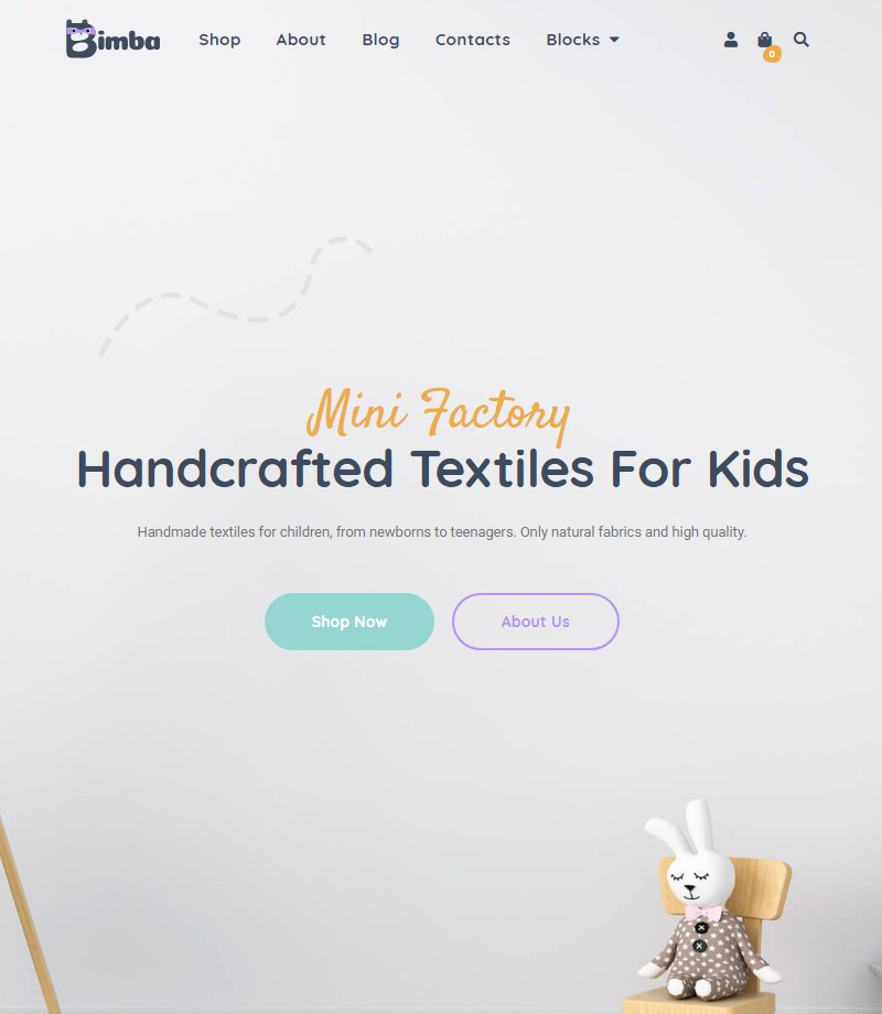 Bimba Handmade & Craft WordPress theme