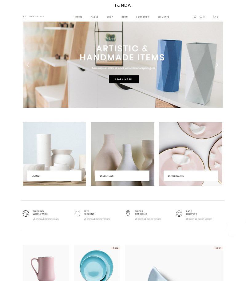 Tonda handmade WooCommerce theme