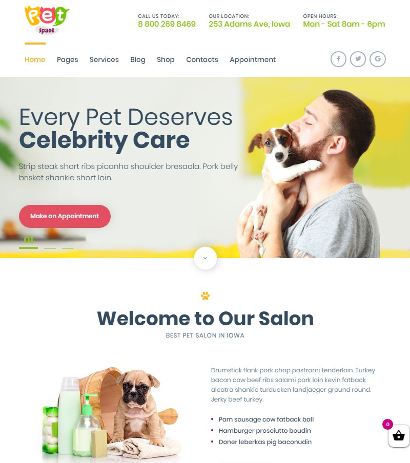 pet grooming websites