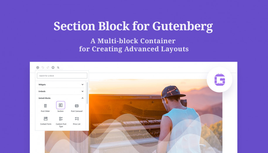 Section Gutenberg Block
