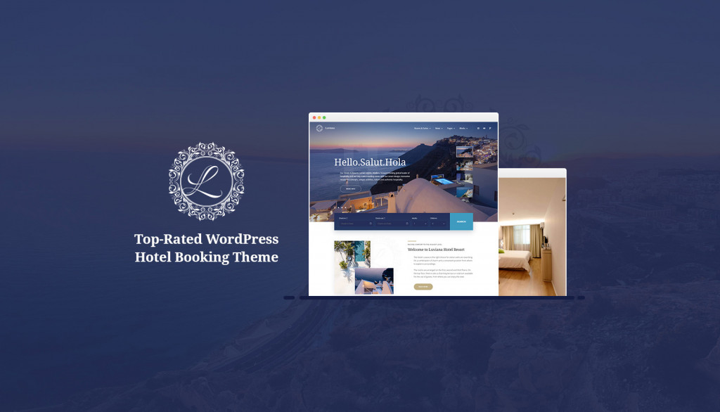 Hotel Booking Template For WordPress: Luviana- MotoPress