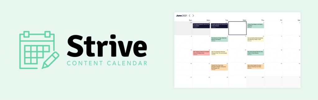 strive editorial calendar plugin