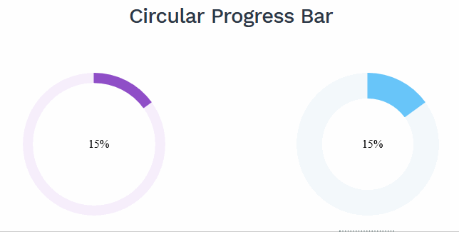 circular progress bar block