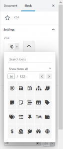 Getwid WordPress Blocks: Icon Gutenberg Block - MotoPress