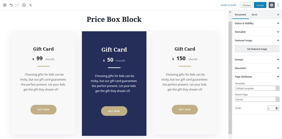 luviana price box